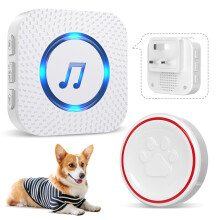 ChunHee Dog Door Bell - Doggie Doorbell Puppy Training - Dog Bells Toilet Training Smart Buttons Dog Clicker Operating at 500Feet with 55 Melodies 5