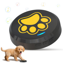ChunHee Dog Bell for Puppy Toilet Training 0-115dB Volume Adjustable 28 Ringtones to Go Outside(Black-Yellow, 1 Pack)