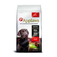 Applaws Natural, Complete and Grain Free Dry Dog Food for Adult and Large Breed Dogs, Chicken, 7.5 kg Bag