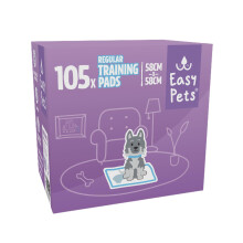 Easypets, 105 Count Blue Training Pads - 4-ply Absorbent, for House Training & Incontinence - Keep Your House Clean & Dry