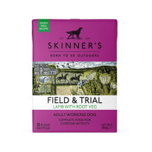 Skinner's Field & Trial Lamb & Root Veg - Adult Wet Dog Food, Grain Free, 390g (Pack of 18)