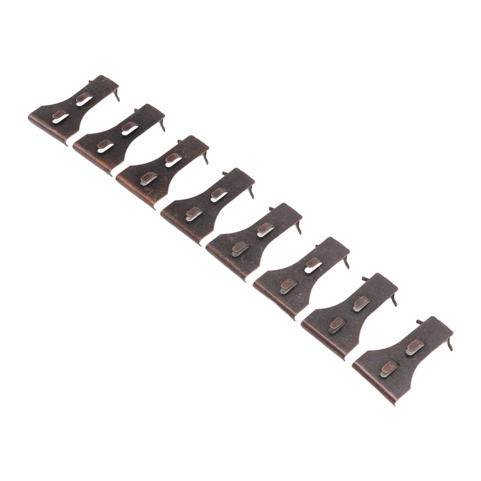 8Pcs Steel Brick Hook Clips For Standard Bricks 2 1/4 To 2 3/8 Inch, Tool Durable Hangers For Outdoor Lights And Decorations 9113335306134