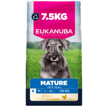 Eukanuba Fresh Chicken - Complete Dry Dog Food - For Mature Senior Small Breed Dogs 7.5KG