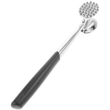 Heavy Duty DualSided Meat Tenderizer Mallet Hammer with Ergonomic Grip for Beef Chicken Pork