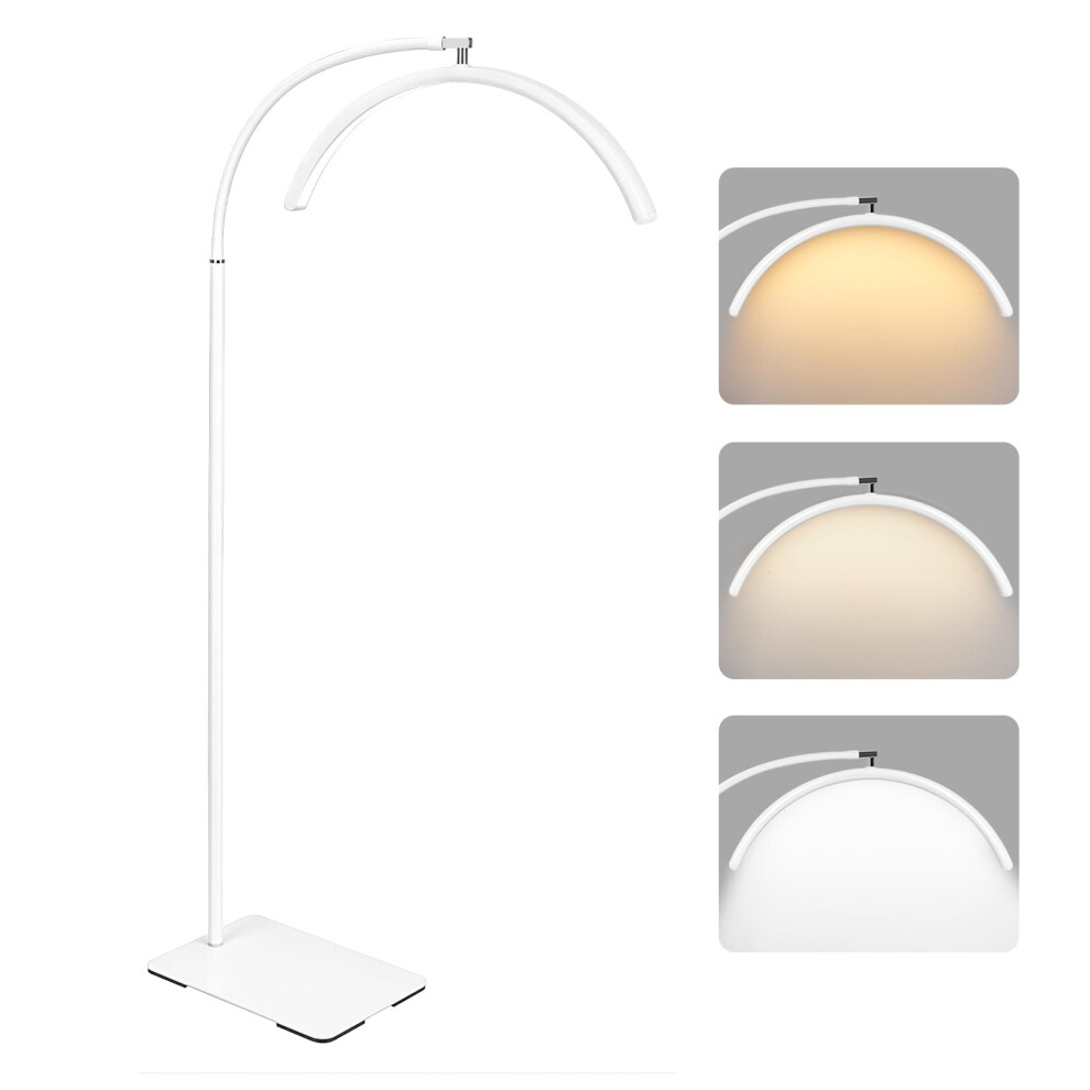 Light/White Eyelash Extension With 360 Flexible Gooseneck, Shadow Dimmable Led Lash Lamp,