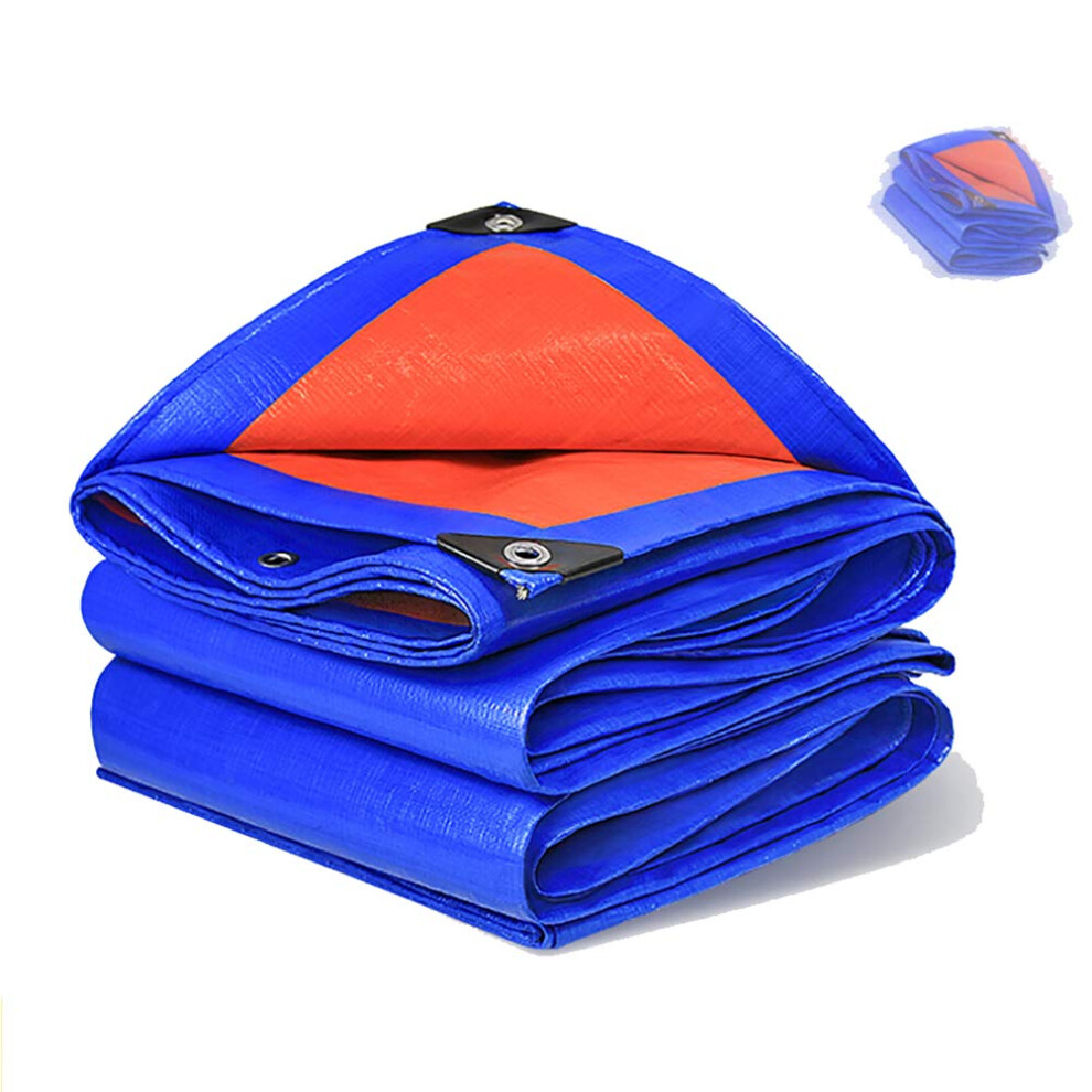Heavy Duty Waterproof Canvas Tarp 5X8m With Grommets For Truck, Camping And Outdoor Equipment 9113335306318