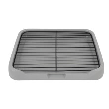 Tissting Dog Potty Tray Toilet 46x35x5cm/18.11x13.78x1.97inch Puppy Pee Pad Holder Dog Training Toilet Removable Prevent Tipping Puppy Potty Training