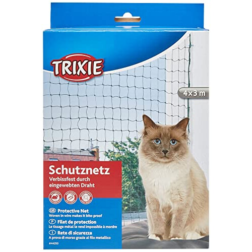 Trixie Trixie Protective Net Woven in Wire, 4 x 3 m, Olive Green 1