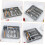 Expandable Silverware Drawer Organizer with MultiCompartment Layout for Kitchen Utensil Storage Tray Grey 2
