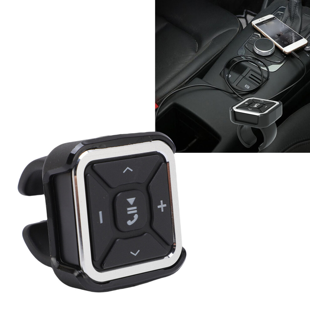 Bluetooth 5.0 Media Button Remote For Car, 200Mah, Abs, 10M Range 9451383176898
