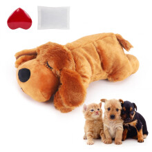 IFOYO Heartbeat Dog Toy, Relieving Dog Anxiety Toy with Calming Heartbeats Sound for Puppies Dogs Cats Separation Anxiety, Puppy Heartbeat Comforter