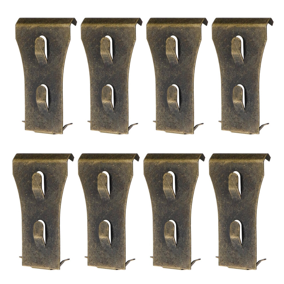 8Pcs Heavy Duty Metal Brick Hooks No Drill Brick Wall Hangers For Outdoor Lights And Decorations 9070919387128