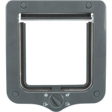 Trixie 4-Way Cat Flap, Grey, 490 g