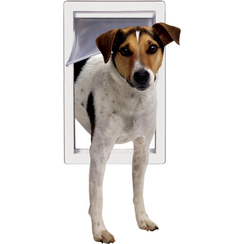 Perfect Pet Pet Door with Telescoping Frame, Medium, 7" x 11" Flap Size