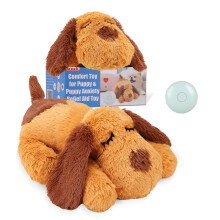 WEOK Puppy Heartbeat Toy- Dog Heartbeat Toy for Separation Anxiety Relief, Puppy Heartbeat Stuffed Animal Anxiety Calming Behavioral Aid Plush Toy for