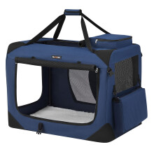 Feandrea Foldable Pet Carrier Bag, Portable Cat Dog Carrier, Soft Sided Pet Travel Carrier with Breathable Mesh, with Handles, Storage Pockets, 81 x
