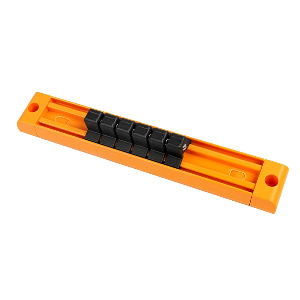 Socket Organizer With 6/7 Steel Clips, Drill Bit And Socket Holder Strip For Toolbox Storage 9070919387265