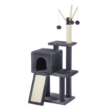 FEANDREA Cat Tree, Cat Tower for Indoor Cats, Kittens, Smoky Grey PCT143G01