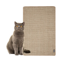 Scratching mat for cats natural sisal scratch rug, durable scratching board and multifunctional sisal mat, robust scratch pad for cats, protects