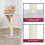 Trixie Trixie Espejo Scratching Post, 69 cm, Platinum Grey 4
