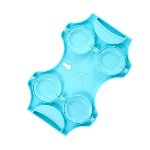 Manual Dumpling Maker Tool with Uniform Shapes, Plastic Dumpling Mold for Fast Wrapper Making