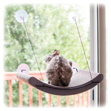 K&H Pet Products EZ Mount Cat Scratcher Kitty Sill Cradle Window Sill Cat Bed, Cat Window Bed Cat Furniture Cat Window Hammock, Sturdy Cat Window