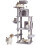 VEVOR VEVOR Cat Tree, 68.5" Tower with 2 Condos, Sisal Post, Hammock, Perch, Platforms, Activity Center, Light Grey 1