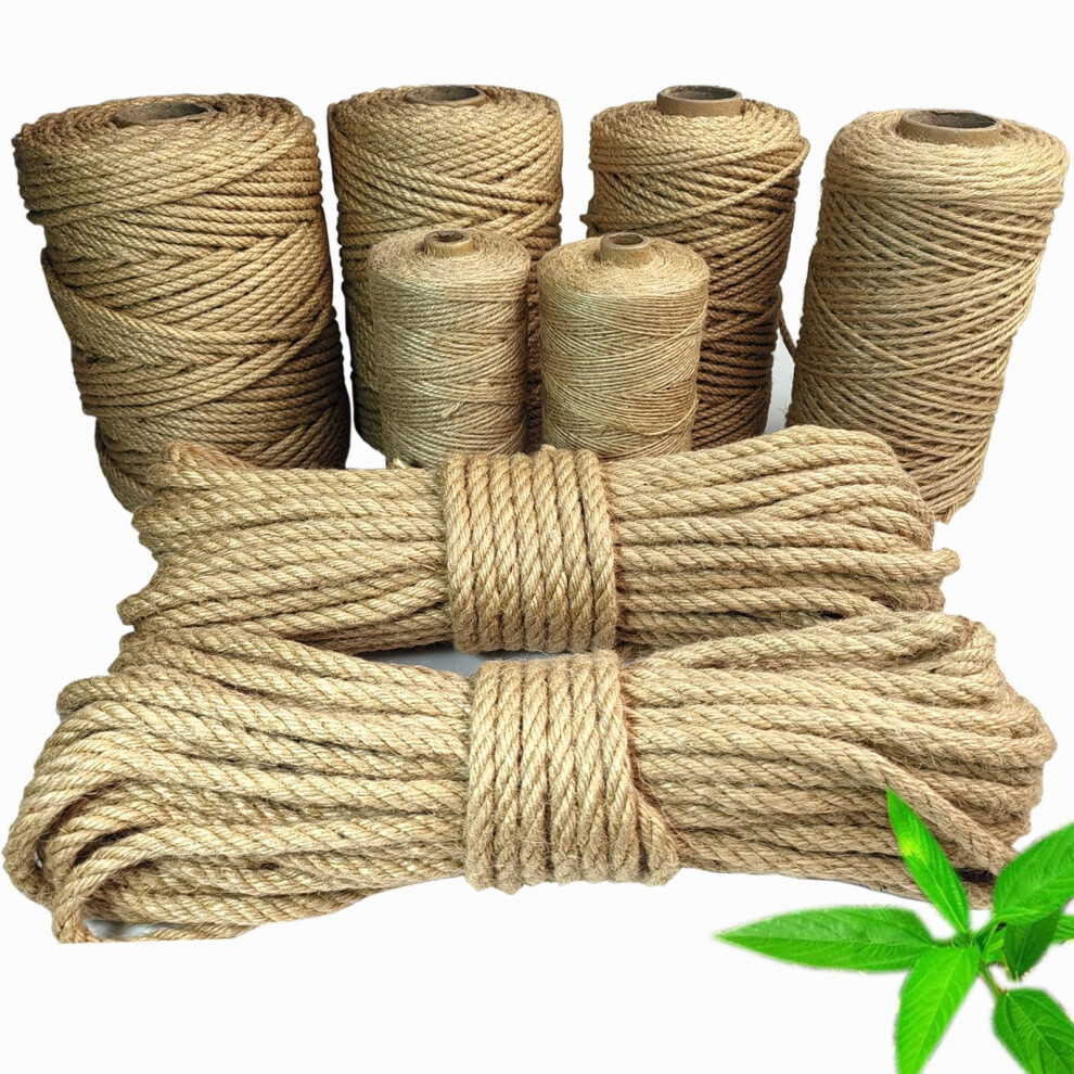 Treadstar, Sisal Rope For Scratching Post, Natural Jute Cord, Sisal Rope, Cord Garden Cord, Package Cord, Hemp Rope, Cat Accessories, Scratching Post 5051222174418