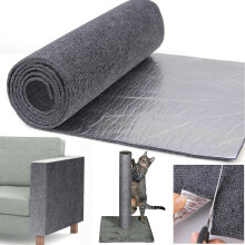 Grigio Scuro Self-Adhesive Cat Scratching Mat, 300 cm x 40 cm, DIY Scratching Board, Cat Scratching Board, Cat Scratching Mat for Protects Cat Stand,
