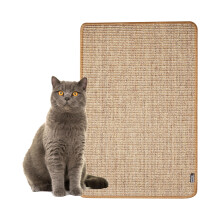 Scratching mat for cats natural sisal scratch rug, durable scratching board and multifunctional sisal mat, robust scratch pad for cats, protects