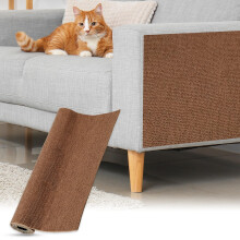 sourcing map Self-Adhesive Cat Scratching Mat, 1 Roll 39.4" x 23.6" Couch Protector from Cat Claws for DIY Sofa, Wall, Doors, Cut Anti Cats Scratch