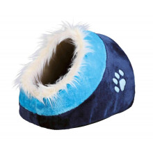 Trixie Minou Cuddly Cat /Dog Cave, 35X26 41cm, Dark Blue/Blue