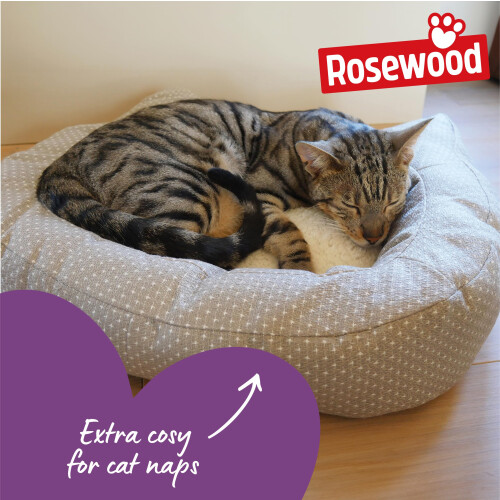 Rosewood Rosewood Dotty Small Feline Bed, Soft Cat Bed 2