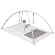 Trixie Cat Play Mat with Toy and Sisal Scratching Pad - Grey (43114) - Normes