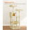 FEANDREA FEANDREA Cat Tree, Stable Cat Tower, 2 Plush Perches, 143cm, Beige PCT15BE 3