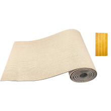 MIAOGE? 78.7"x15.7" Trimmable Self-Adhesive Scratch Mat, Cat Scratching Carpet Rug, Cat Tree Replacement (Beige-1PCS)