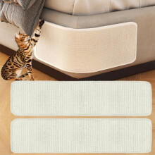 2Pcs Cat Scratching Mat Sofa Furniture Protector Cat Scratcher Board Natural Sisal Kitty Scratching Pad Scratch Couch Cover Guard Claws Care Toy
