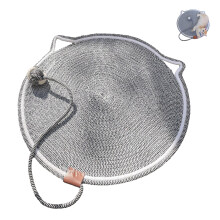 Cat Scratcher Mat, Cotton Rope Scratch Pad, Round Horizontal 16.9'' Scratching Pads Rug, Cat Scratch Furniture Protector for Floor, Wall, Couch,