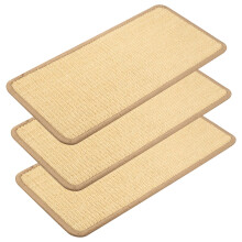 Sisal Cat Scratch Mats, 3 PcsCat Scratching Mats, 25 x 50cm Anti Slip Natural Sisal Cat Scratcher Mat, cCat Floor Scratching Mat for Rabbits & Cats