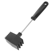 Meat Tenderizer Mallet Stainless Steel Heavy Duty Hammer for Steak Chicken with Ergonomic Grip