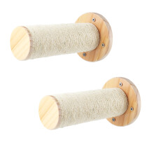 DaizySight Cat Wall Steps, 2 Pack Of Scratching Ladder Steps Post Indoor for Climbing, Wall Mounted Cat Furniture