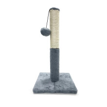 Webeasy 48cm Tall Cat Scratching Post, Claw Scratcher Sisal Rope Covered Soft Smooth Plush, Vertical Scratch [Full Strectch], Modern Design 48cm