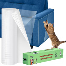 Sofa Protectors from Pets Plastic(4.1M x 31.5CM): TOOSOFt Large Anti Cat Scratch Furniture Protector Sticker - Clear Training Self-Adhesive Stop Dog
