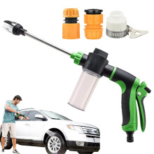 Pressure Washer with 360 Rotating Pressure Water Gun, 3 Spray Modes for Garden Hose and Car Cleaning