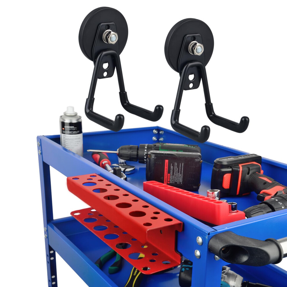 Magnetic Tool Holder And Screwdriver Rack With Heavy Duty Hooks For Garage Workshop Organization 9070919387845