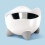 Catit Catit Pixi Elevated Feeding Dish White 2