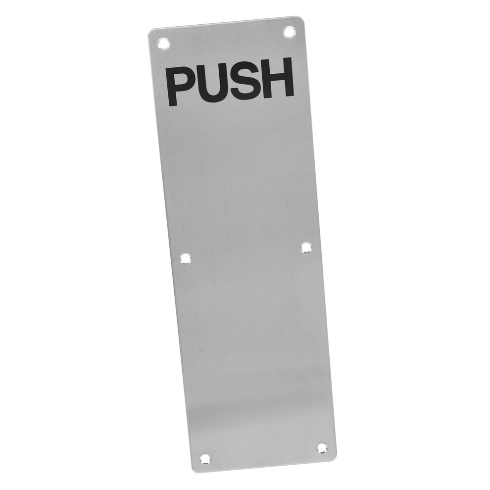 Stainless Steel Door Push Plate For Fire Door, Durable Corrosion Resistant Finish, Easy Clean Surface 9113335307377