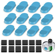 NOBXBON Cat Fountain Filter Replacement: Wireless Pet Water Fountain Filters - 24 Filters for Cordless Cat Drinking Fountain - 12 Pack Carbon Filters