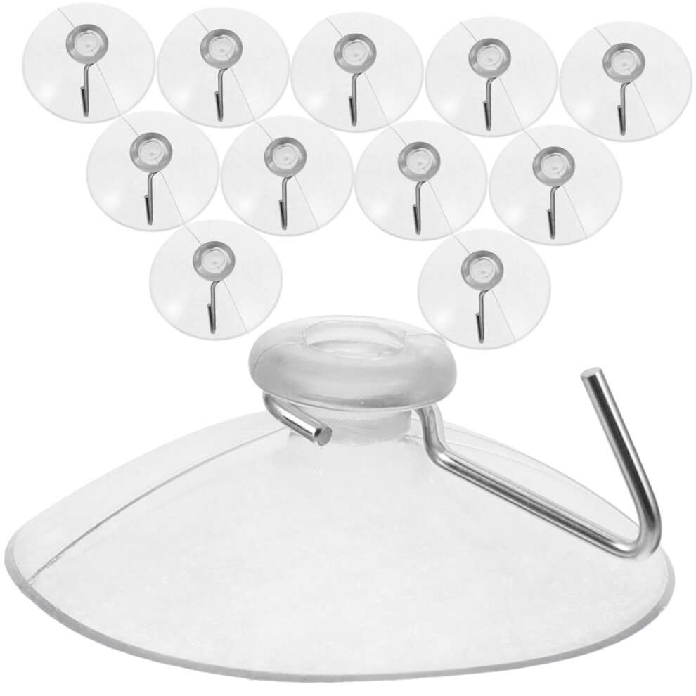 24Pcs Heavy Duty Suction Cup Hooks For Bathroom Kitchen Tile Glass, Removable And Reusable No Damage 9070919388439