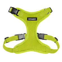 Voyager Step-in Lock Pet Harness - All Weather Mesh, Adjustable Step in Harness for Cats and Dogs by Best Pet Supplies - Lime Green, L